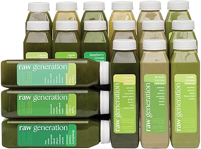 RAW generation 5-Day Lower Sugar Detox Cleanse - Boost Digestion & Eliminate Bloating/Detox Gut, Colon, Liver/Less Sugar &...