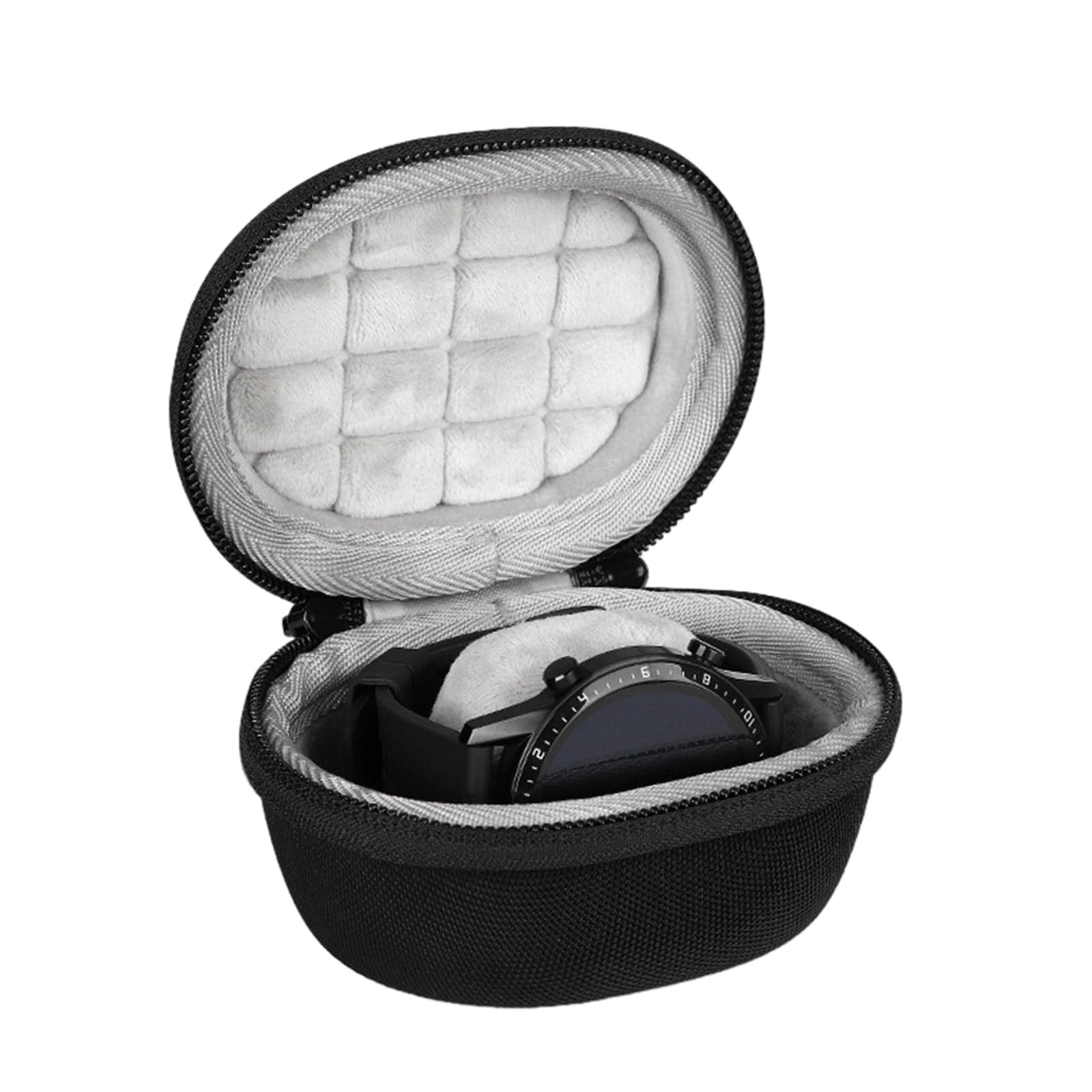 Fazvncv EVA Single Watch Storage Box Shock-Resistant Waterproof Zipper Watch Case Container with Soft Interior Cushioned Bag Shockproof Cover