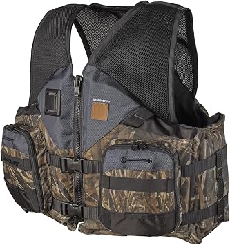 BLUESTORM Sportsman Life Jacket PFD - US Coast Guard USCG Approved Type 3 Life Vest Preserver for Fishing, Kayaking, More
