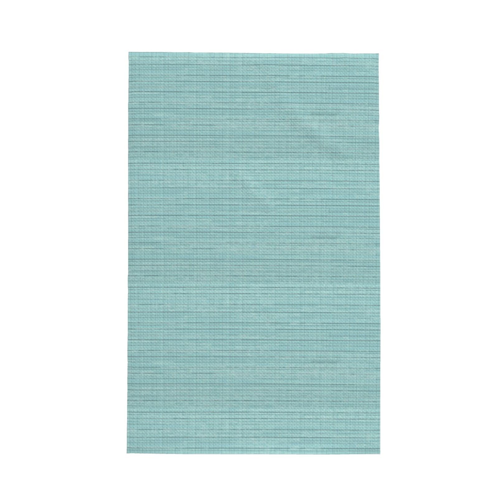 Zouey Duck Egg Blue Linen,Drying Dish Towels Waffle Tea Towels Kitchen Absorbent Dish Cloth 41 x 66 cm