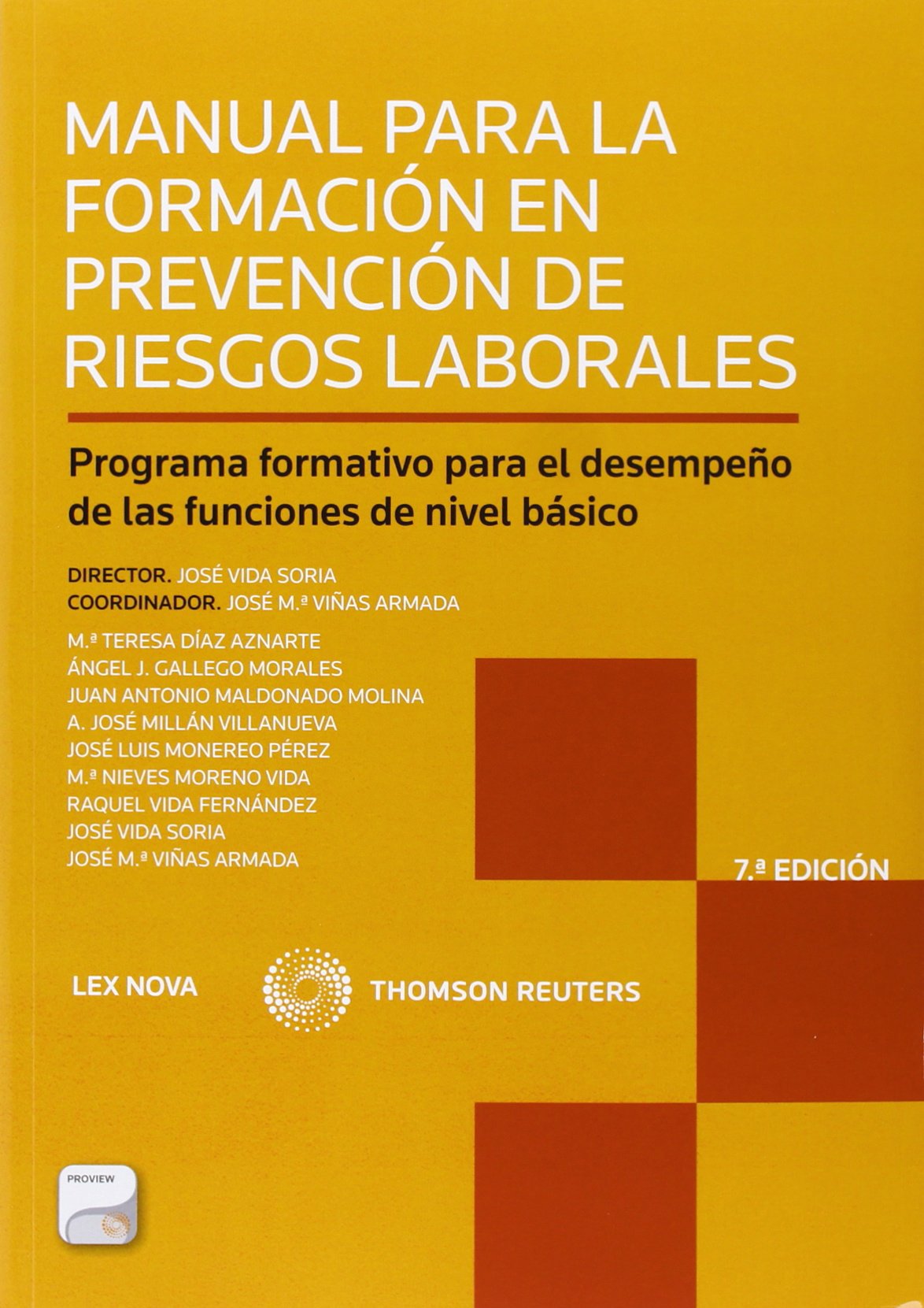 Manual para la formación en prevención de riesgos laborales (Monografía)