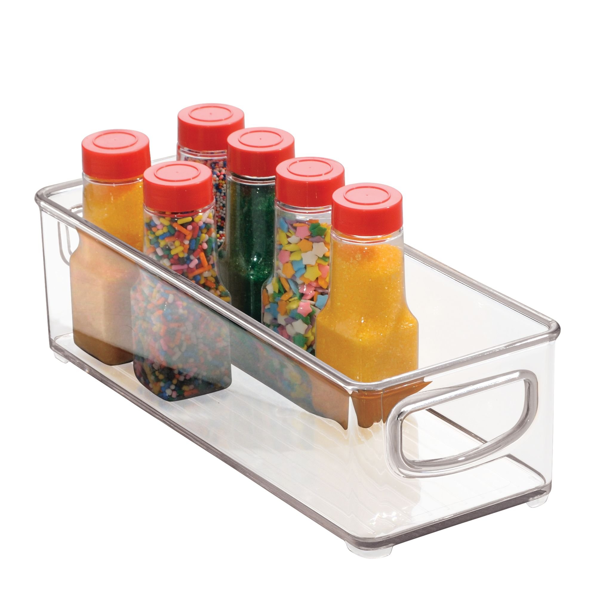 Buy Idesign Plastic Storage Bin With Handles For Kitchen, Fridge