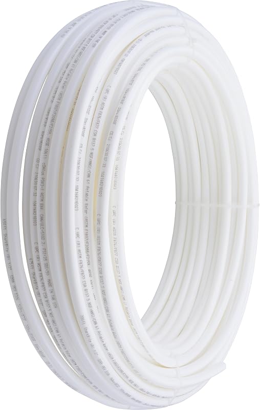 SharkBite 1/2 Inch x 300 Feet White PEX-B, PEX Pipe Flexible Water Tubing for Plumbing, U860W300