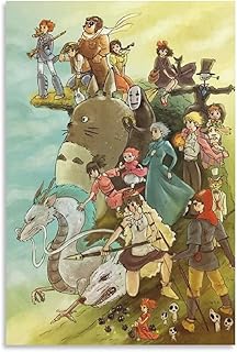 Amazon Com Studio Ghibli Posters Prints Wall Art Home Kitchen