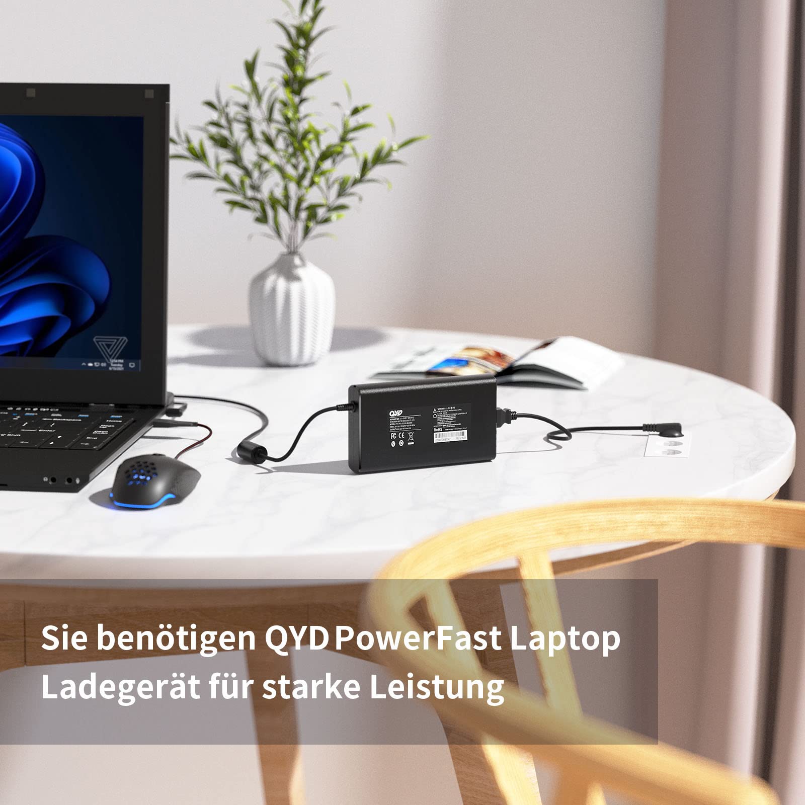 Alimentatore 180W Per MSI E Gigabyte – 19.5V 9.23A, Compatibile Con GF65, GS75, Creator, Razer, Con Cavo UE E Connettori 5.5x2.5mm