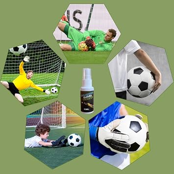 3 bottles goalkeeper gloves, Grip Spray goalkeeper gloves, football gloves, non-slip grip spray, football gloves, care system, goalkeeper training accessory, for children and adults, 30 ml