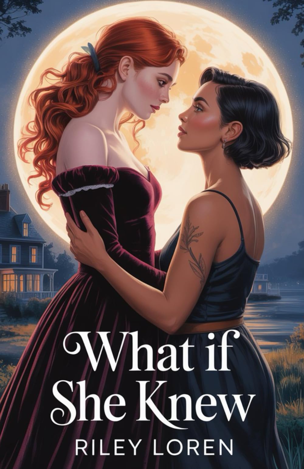 What If She Knew: WLW slow burn love story, Lesbian small town romance, Spicy LGBTQ+ fiction,