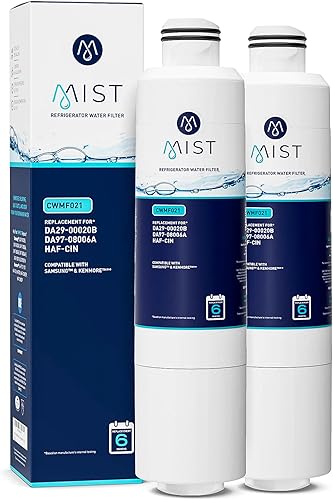 Miniatura 10 de Mist Filtro de agua para refrigerador HAF-CIN/EXP de repuesto para Samsung DA29-00020B, DA29-00020A, Kenmore 46-9101 - Certificado NSF 42 y 372