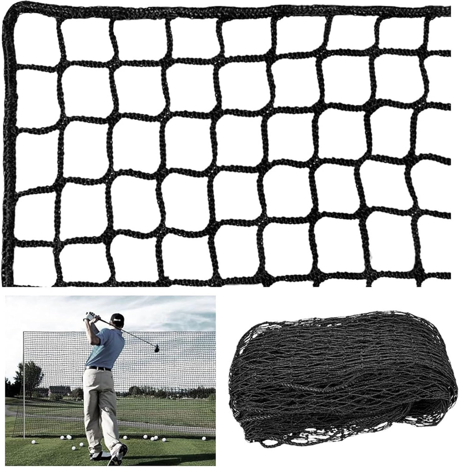Golfs Sports Practice Barrier Net Golfs Practice Net Golfs Driving Hitting Net Training Tool for Backyard Driving