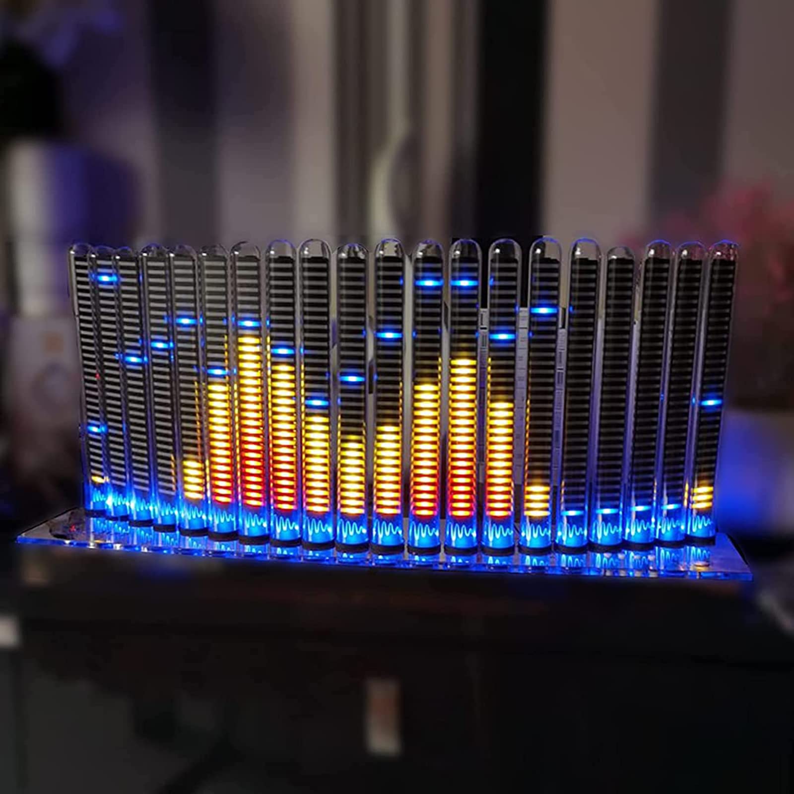 Buy HYQNG Music Spectrum Indicator, DC5V2A Nixie Tube Clock, 20segment