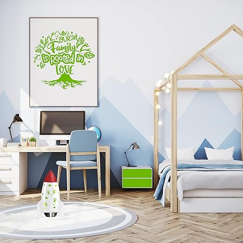 Miniatura 7 de TECKWRAP 001 Vinilo adhesivo brillante para proyectos de calcomanías de manualidades, 1 pie x 5 pies, verde manzana brillante