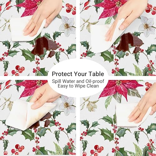 Vista 315 de cfpolar Mantel redondo ajustable de verano, hojas de palma tropical, borde elástico, mantel redondo lavable para uso en interiores y exteriores, se