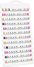 Lot de 12 Bracelets Équipe de Mariée Réglables 1Pc Bracelet de Bride 11Pcs Bracelets de Bridesmaids Mariée Team Bridal Bracelets JGA, pour Enterrement de Vie de Jeune Fille et Nuptiale