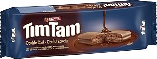 Tim Tam Double Coat Chocolate Cookies - Double Chocolate Covered Biscuits - 200g