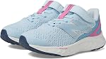 New Balance Unisex-Child Fresh Foam Arishi V4 Bungee Lace with Top Strap Running Shoe