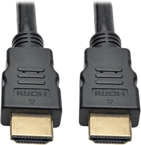 Tripp Lite Cable HDMI activo de alta velocidad con amplificador de señal integrado, 1920 x 1080 (1080p) a 60 Hz (MM), negro, 50 pies (P568-050-ACT)