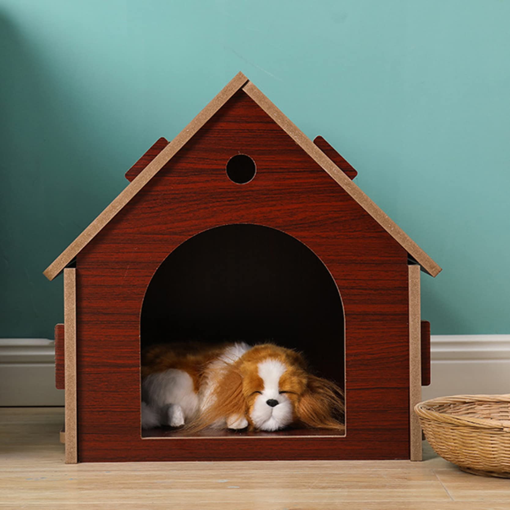 テディ博美犬小屋は四季共通夏は小型犬室内の犬小屋を解体する