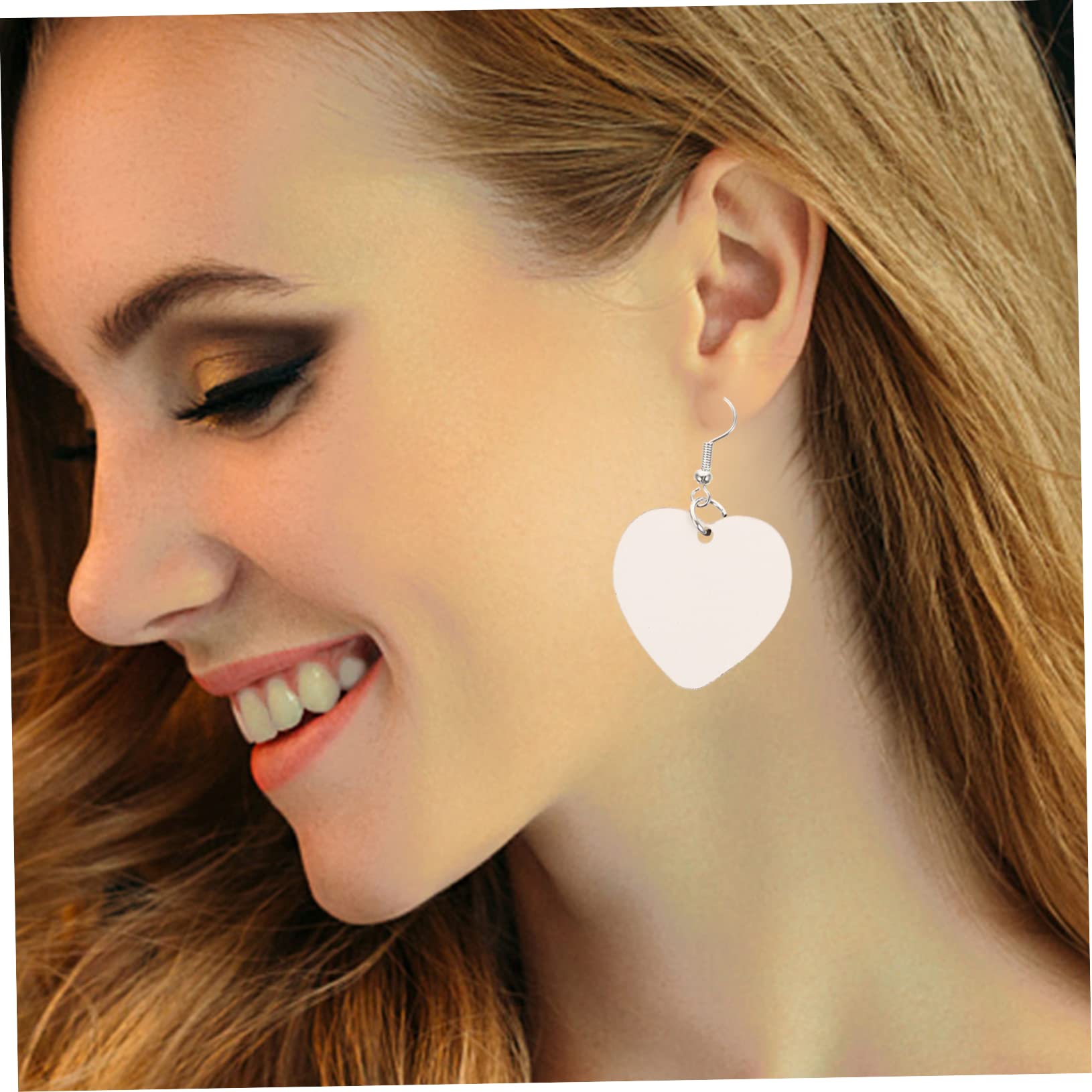 Lurrose 3sätze Sublimation Ohrringen Handgemachte Ohrring Blanks Für Schmuck Doppelseitige Druckbare Ohrringe Für Kreative Und Persönliche Anpassungen