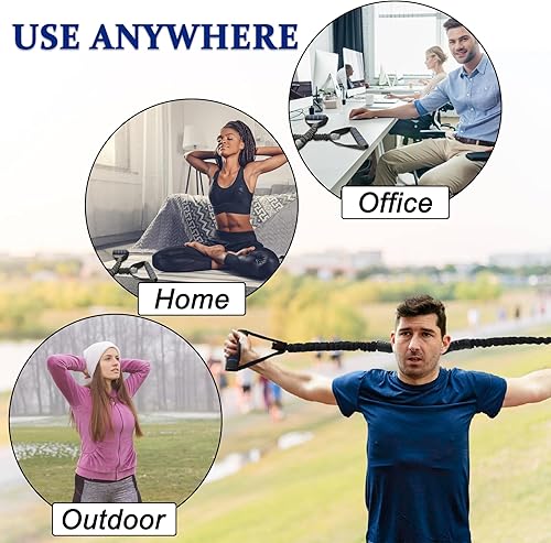 Miniatura 6 de Ejercitador de estiramiento de cuello, dispositivo de tracción cervical, dispositivo de tracción quiropráctico de cuello, dispositivos de tracción