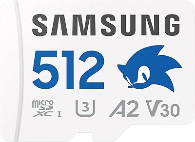 Samsung Memorie MB-MD512SA Sonic PRO Plus Scheda MicroSD per Console Gaming, Act