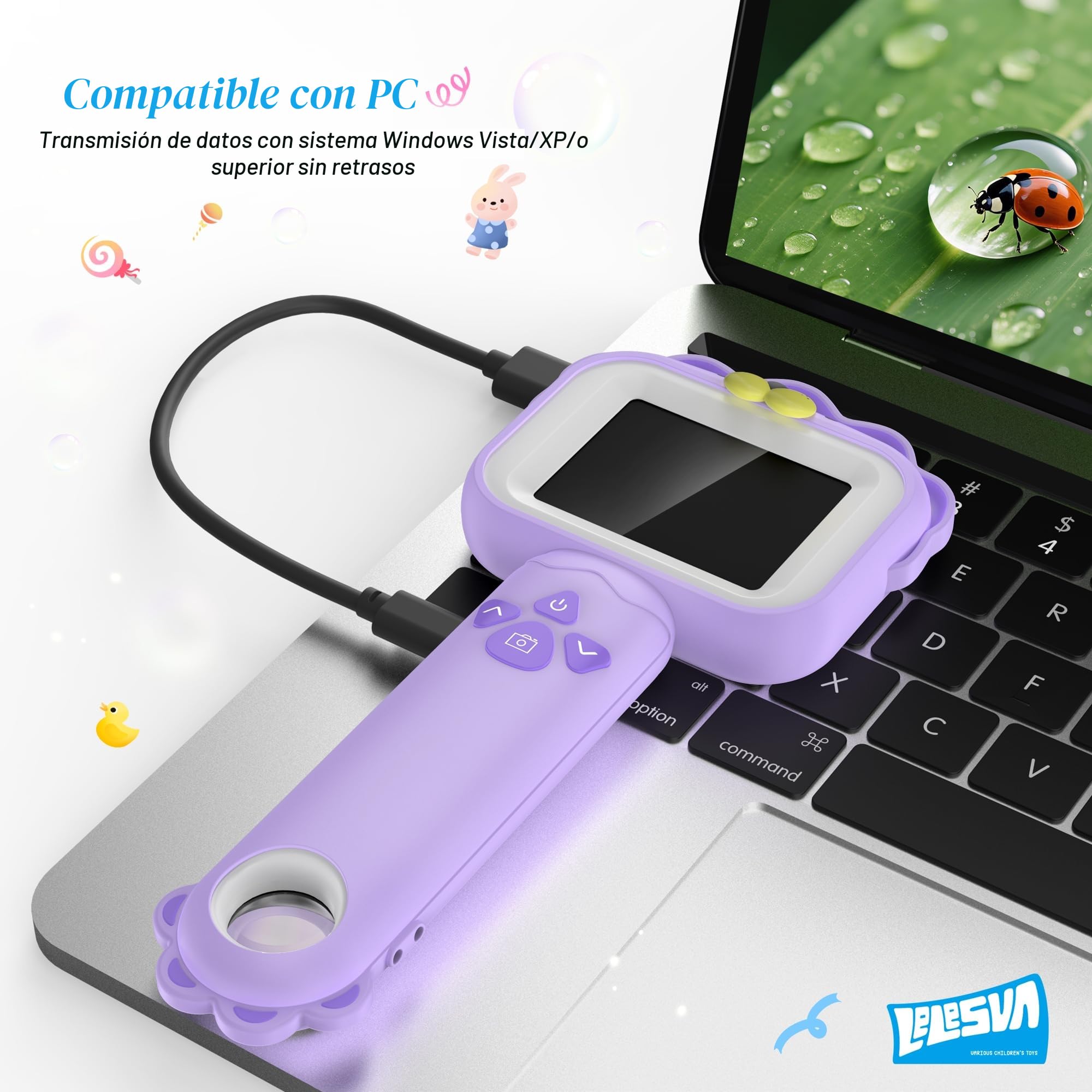Microscopios para niños, microscopio portátil mini de bolsillo, juguetes educativos de ciencias STEM, para regalos de cumpleaños y Navidad, para niños y niñas de 3 a 12 años