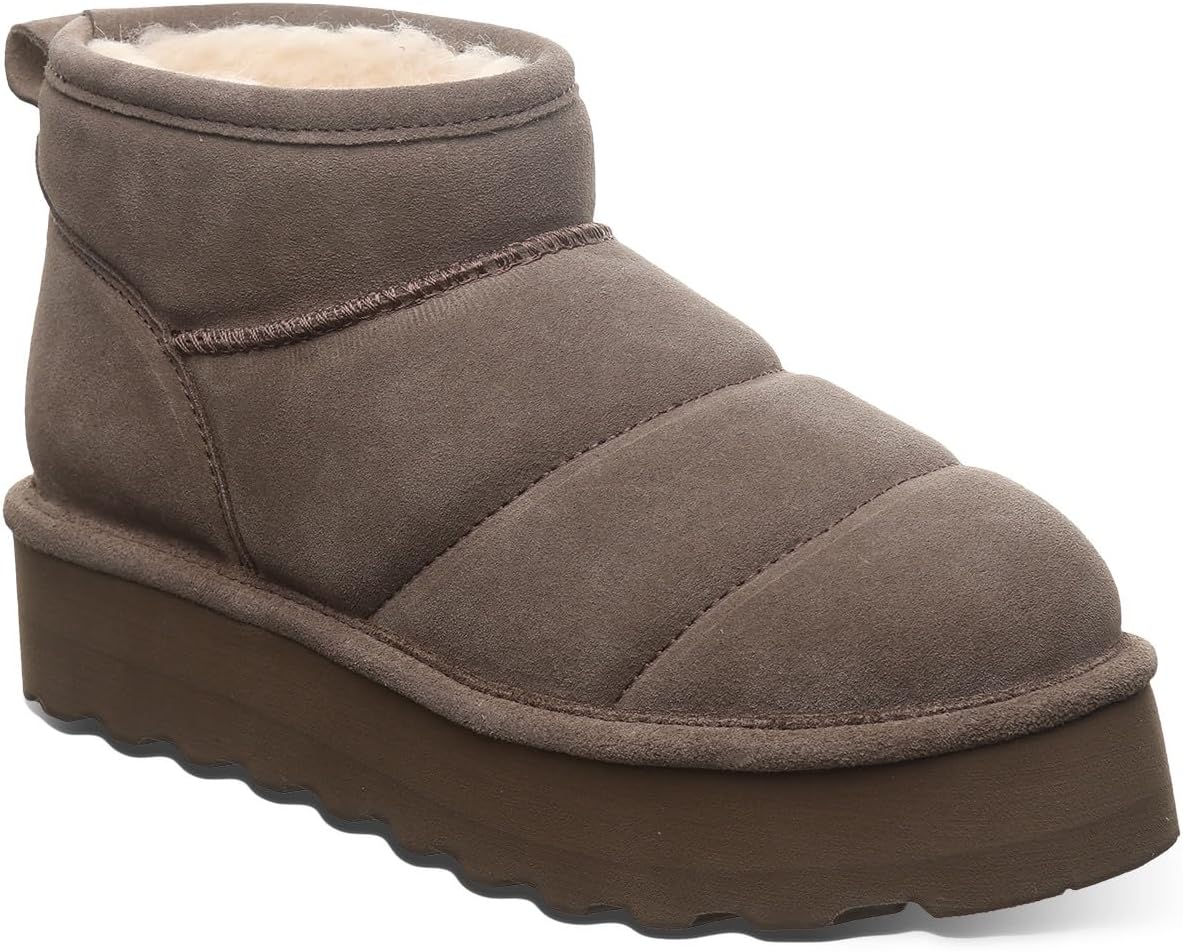 BEARPAW Women's Quilted Retro Shorty Ankle Boot