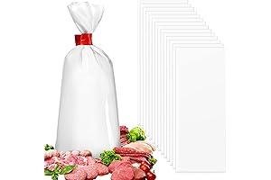 TaoBary Ground Meat Bags, 500-Count Meat Freezer Bags for Storage and Wild Game