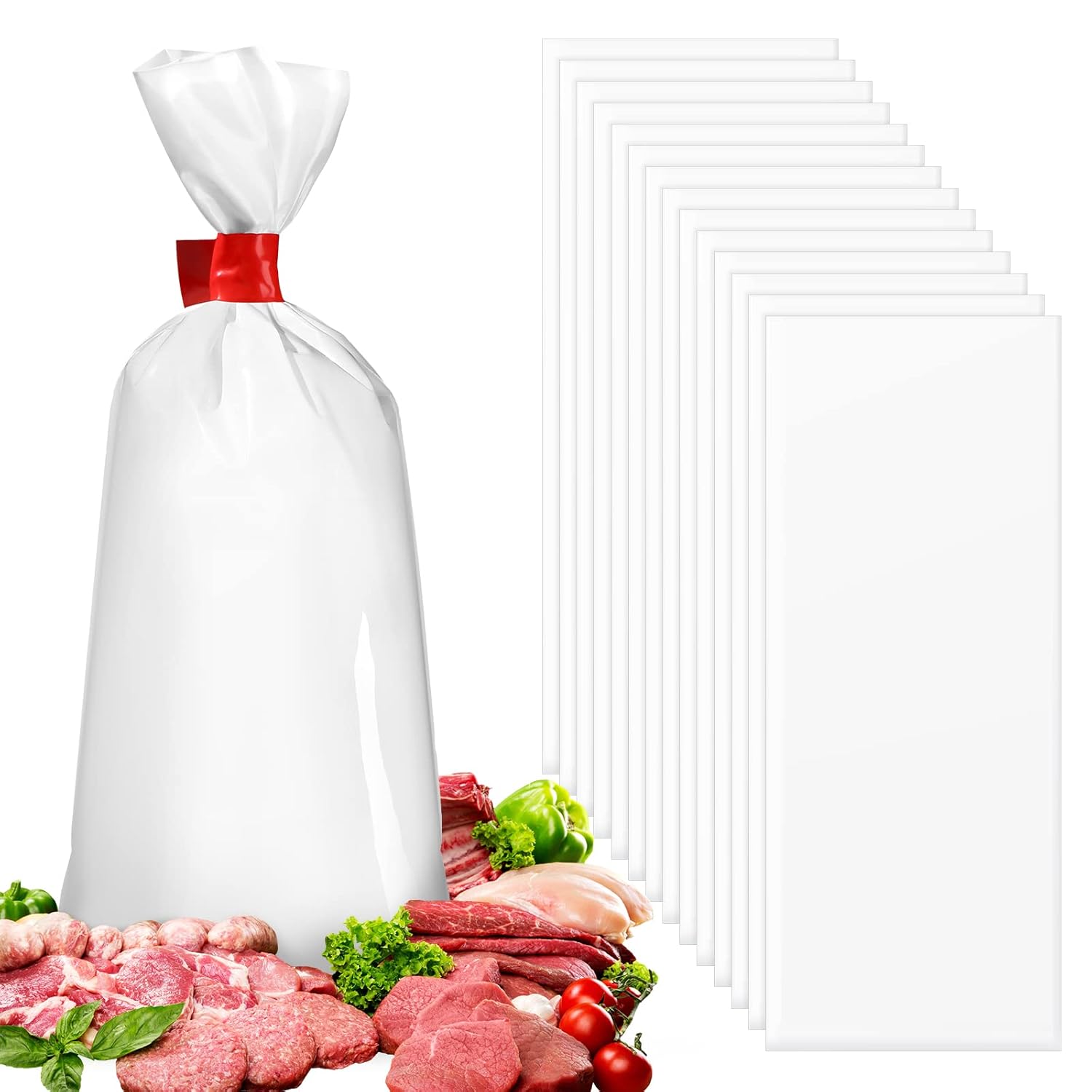 TaoBary 500 Pcs Meat Freezer Bags Meat Bags Wild Game Meat