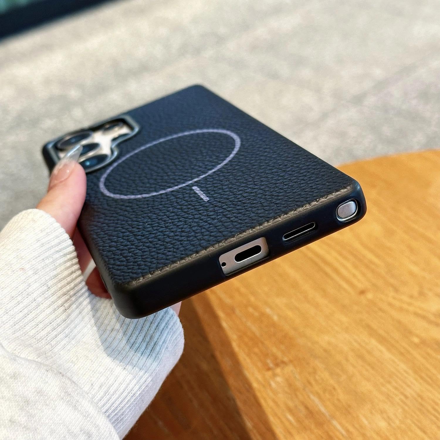 Callyue for Samsung Galaxy S25 Ultra Case White, [Compatible with Magsafe], Soft Non-Slip Shockproof Protective Bumper Cover for Samsung S25 Ultra - Image 7