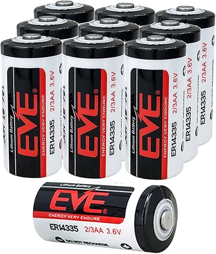 Miniatura 7 de STEPMAX ER14335 23AA 3.6V 1650mAh batería de litio primaria para PC industrial, RAM de computadora, equipo médico