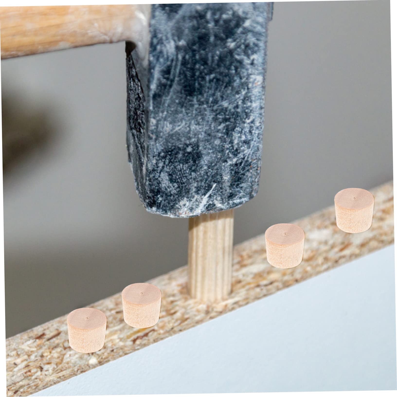 600stücke Holzstopfen Mit Möbelstopfen Aus Hochwertigem Holz Für Schraubenköpfe Für -projekte Handwerk Und Holzbearbeitung Flach Und Je