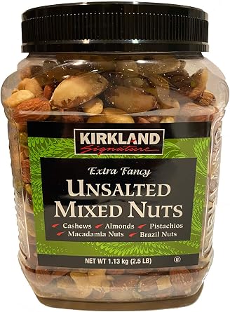 Kirkland Mixed Nuts Unsalted, 2.4 lbs 1.1 kg