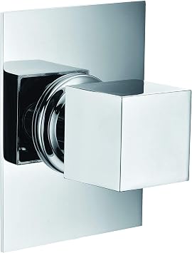 ALFI brand AB9209-PC Modern Square 3 Way Shower Diverter, Polished Chrome