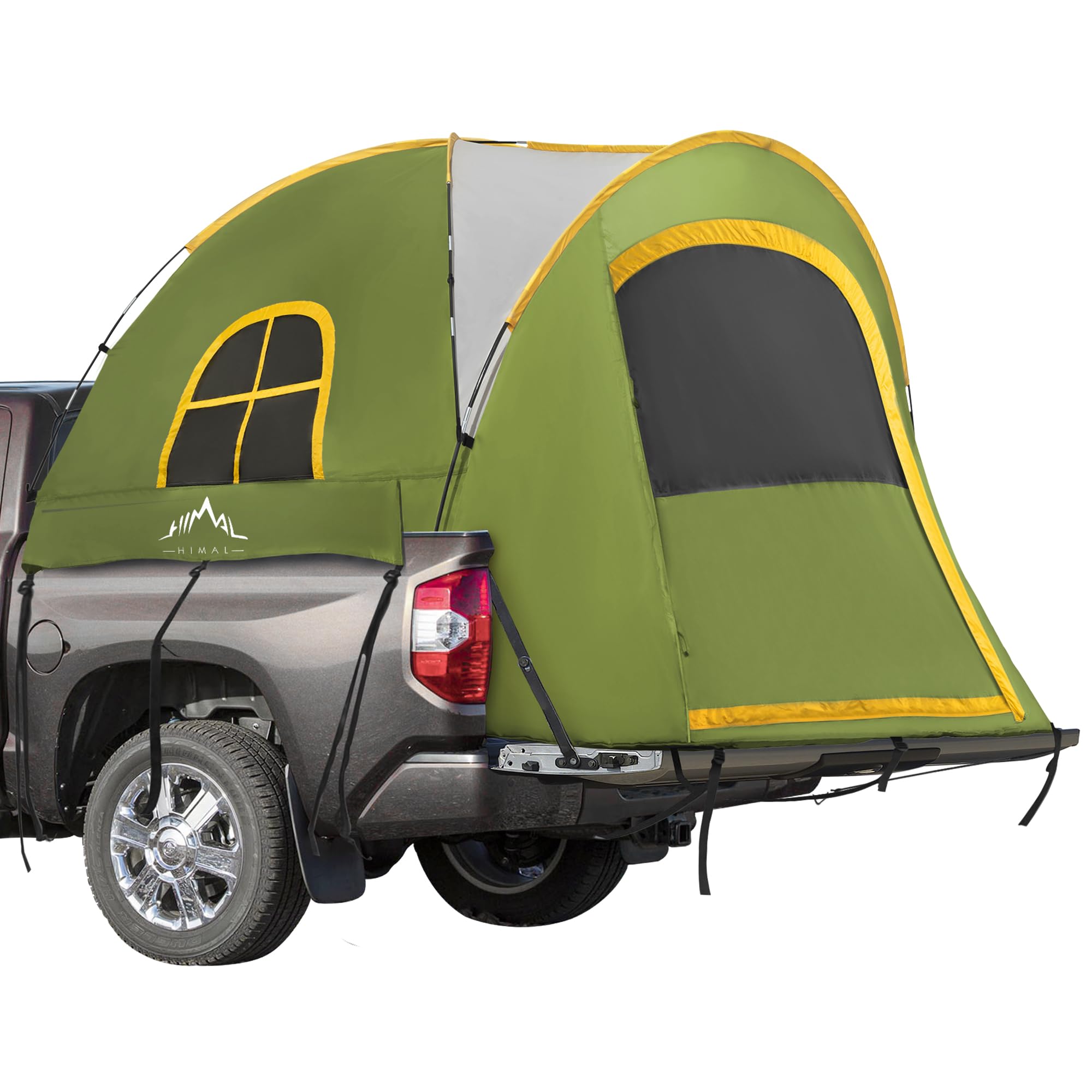 Pickup Truck Tent, Waterproof PU2000mm Double Layer for FT Truck Bed, Portable Bed Tent for Camping