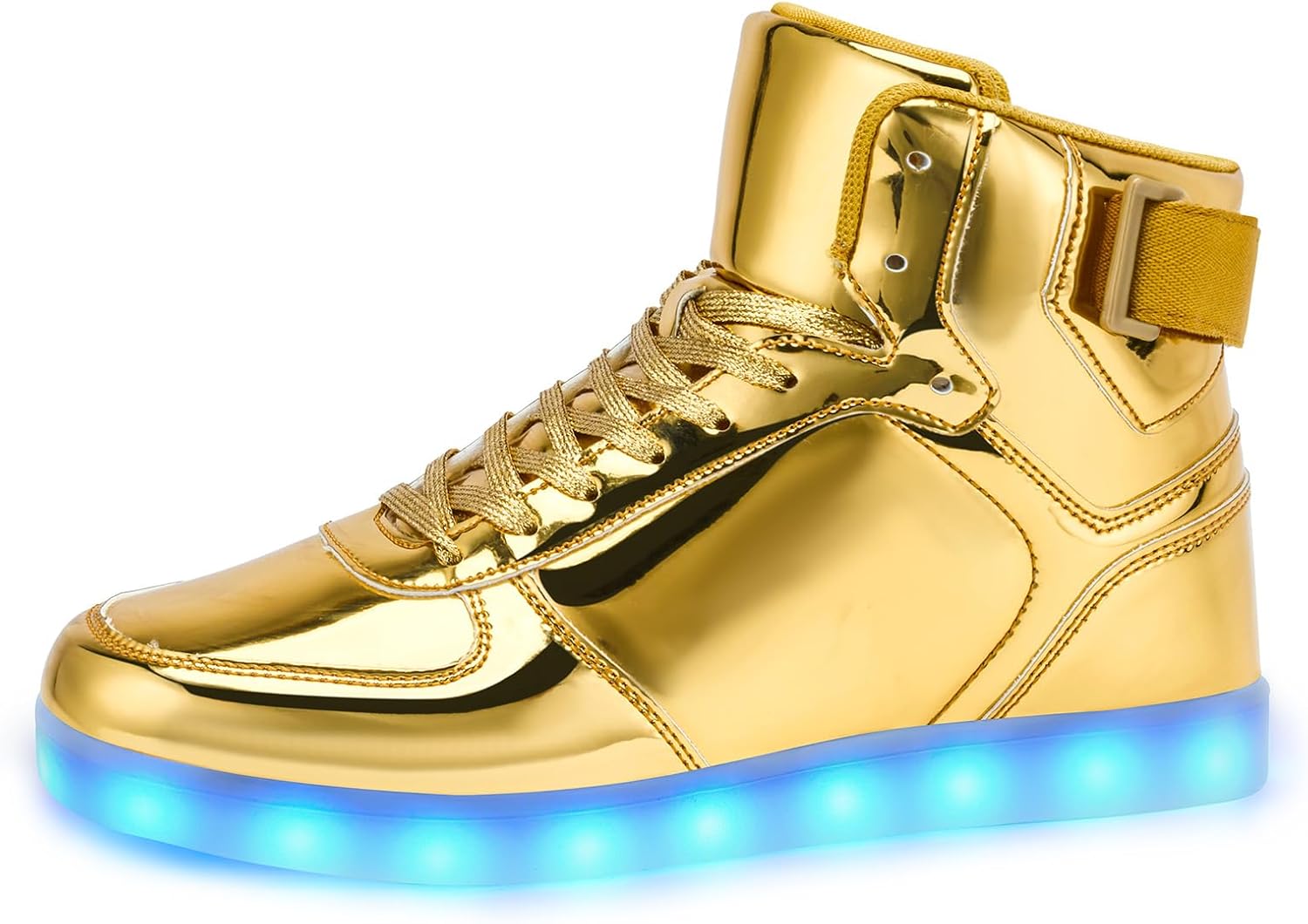 Kids LED Light Up Shoes, Fashion High Top LED Sneakers USB Rechargeable Glowing Luminous Shoes for Boys Girls Toddler Child