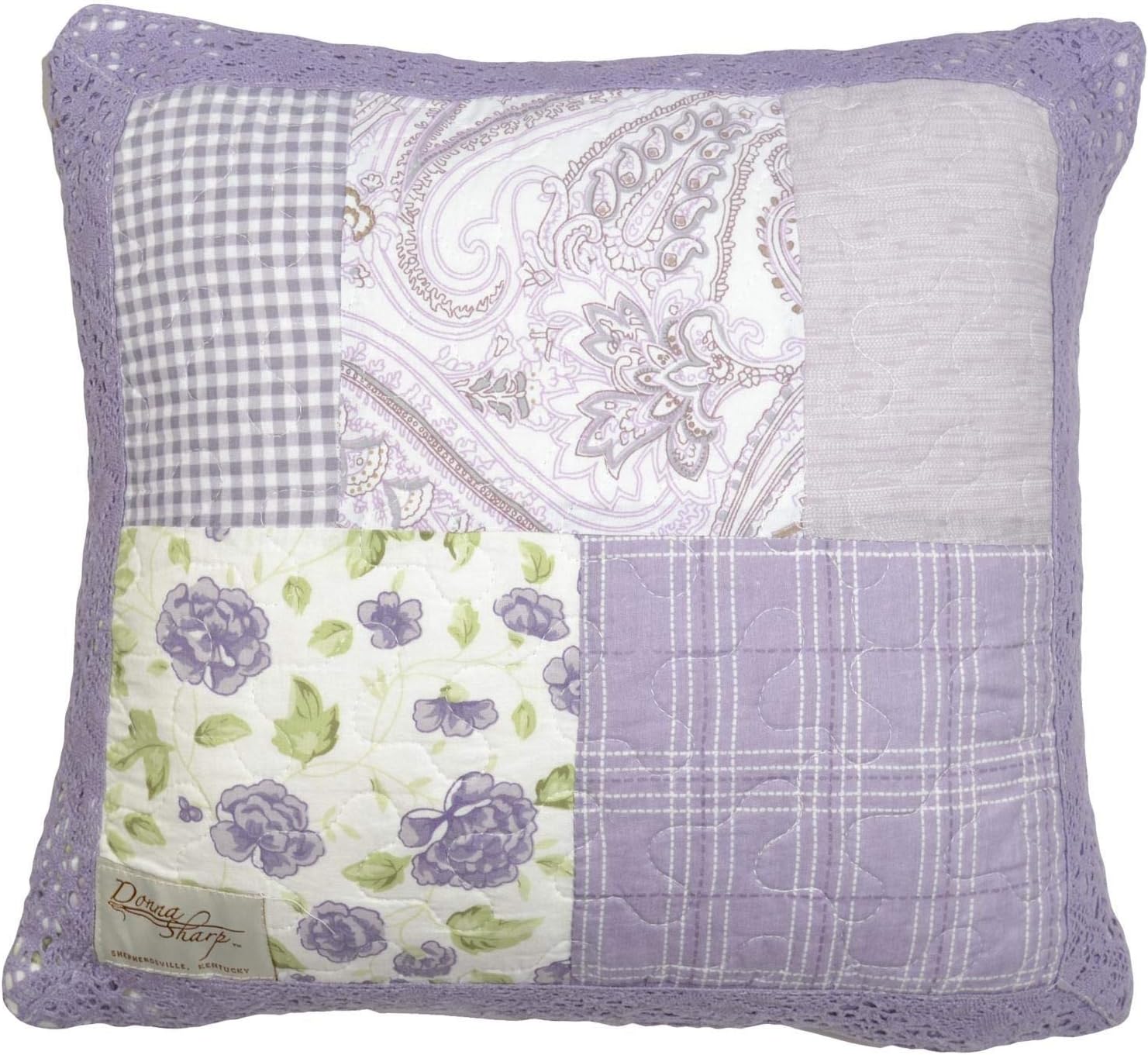 Donna Sharp Polyester Pillows (Spice Postage Stamp Rectangular)