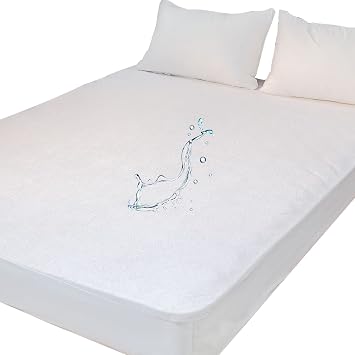 Waterproof Twin XL Mattress Protector for College Extra Long Twin Bed Soft Terry Matressprotector Quiet Breathable Fitted Mattress Cover