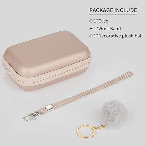 Miniatura 5 de Yinke Funda para impresora instantánea Kodak PRINTOMATICSmileMini 2 HDSmile portátil, funda protectora de viaje (oro rosa)