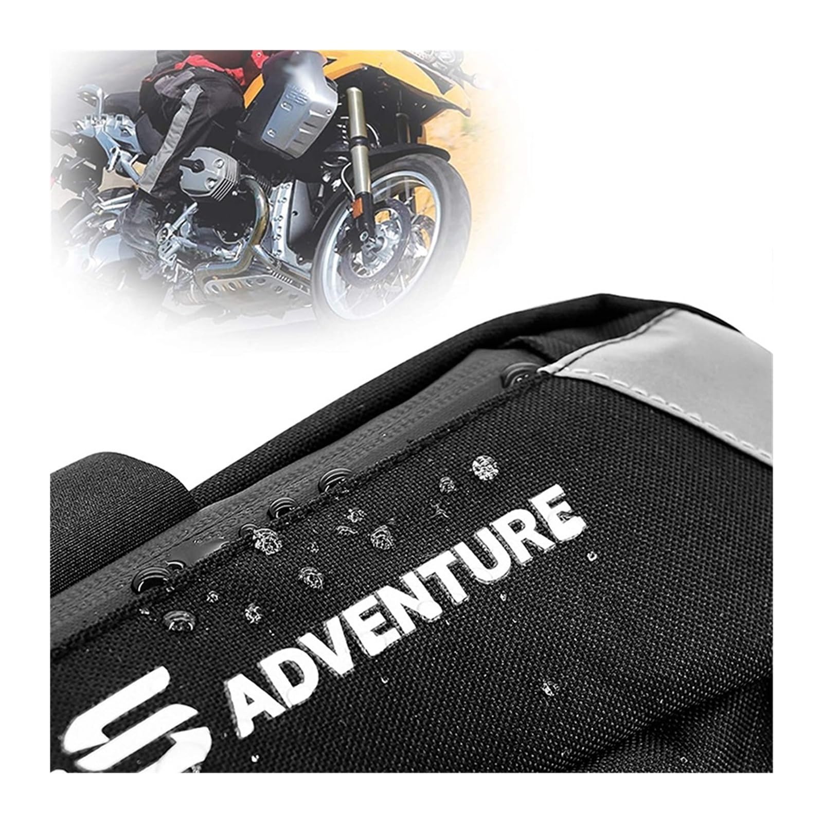 Eqjshl Borsa Impermeabile Borsa Attrezzi Moto EQJSHL Per BMW R1200GS Adventure LC - Impermeabile, Per Telaio E Barre Borsa Moto Impermeabile - 11