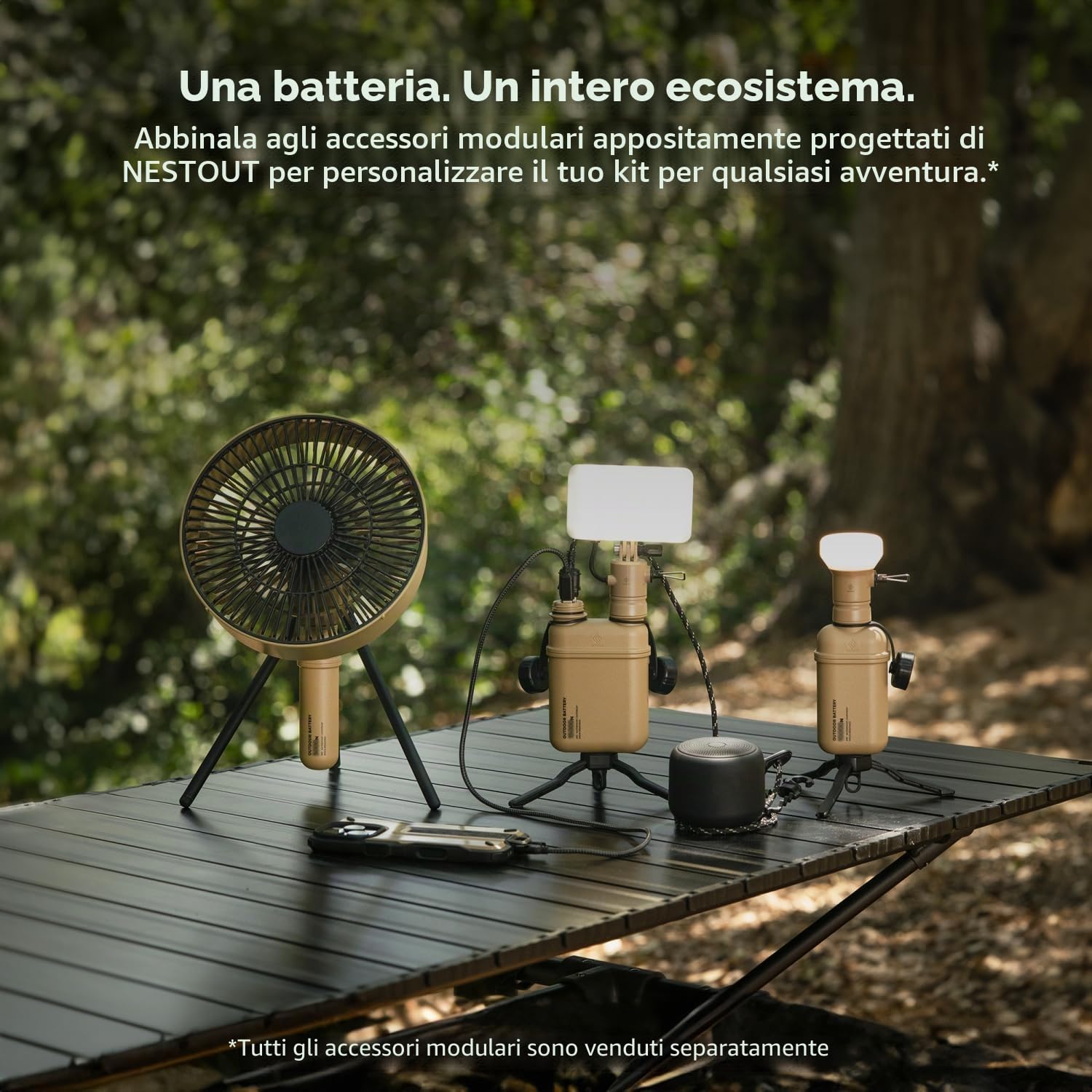 ELECOM NESTOUT Power Bank 15000mAh, Caricabatterie Portatile Outdoor, Resistente e Impermeabile IP67, Antiurto, Ricarica Rapida USB-C PD 32W, Batteria per Smartphone Tablet, Campeggio Trekking - Beige