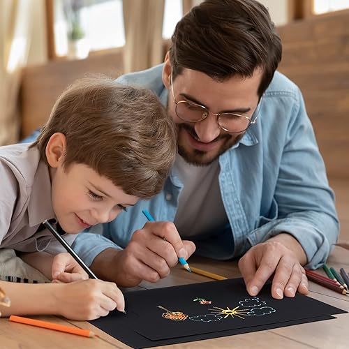 Miniatura 6 de 200 hojas de papel grueso de cartulina Kraft de 8.5 x 11 pulgadas, papel pesado para impresora de cartulina de 250 GSM, cubierta de 92 libras,