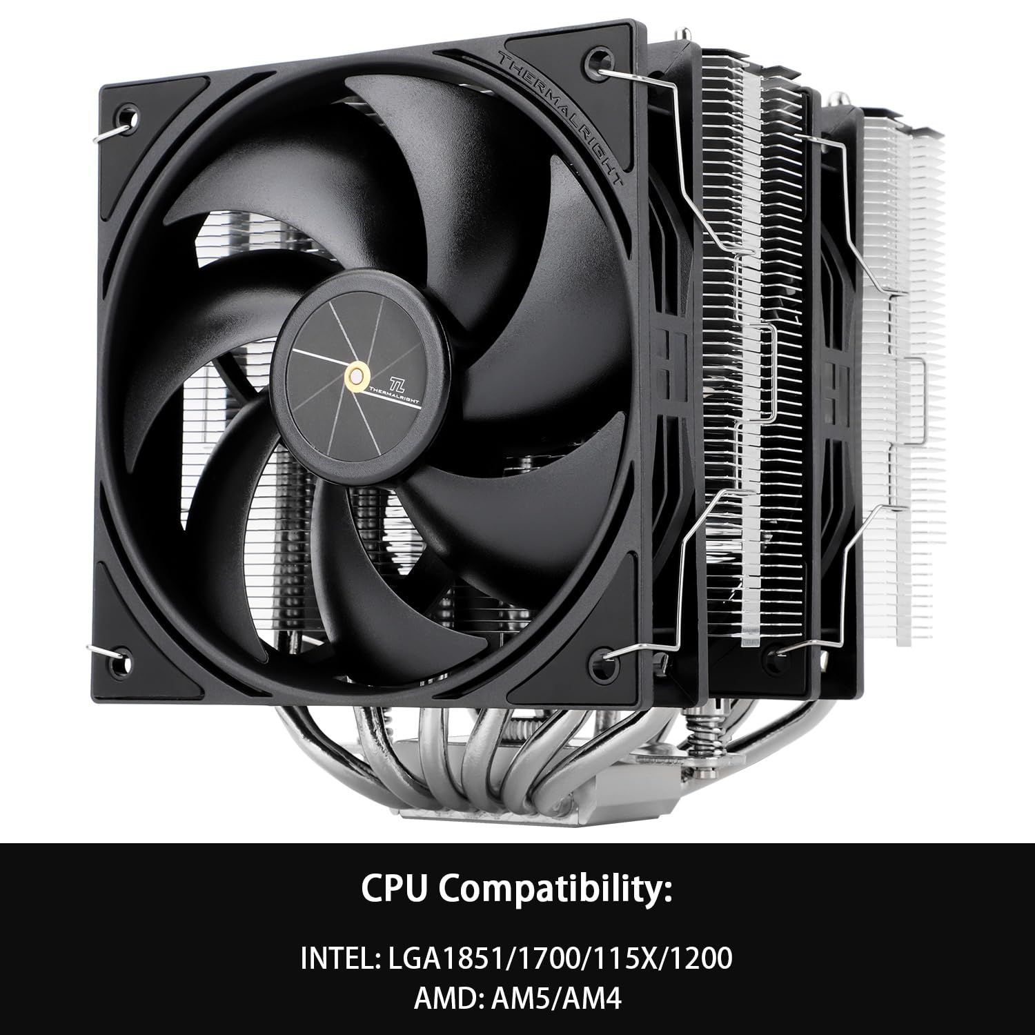 Thermalright Peerless Assassin 120 SE V3 - Enfriador de aire para CPU, 6 tubos de calor, ventilador doble torre, ventiladores TL-P12 PWM, cubierta de disipador de calor de aluminio, para AM4/AM5/Intel