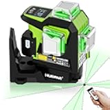 360 Laser Level with Electric Pivot Around Point Fine Adjustment Rotating Base, Remote Control, Rechargeable Battery, 1/13