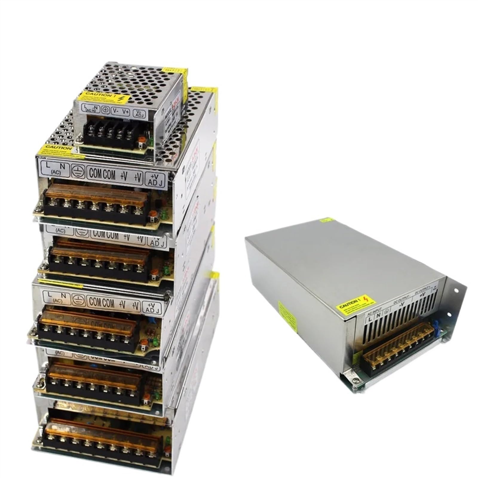 DC 12 V 13,8 V 18 V 24 V 36 V 48 V 600 W 600 W 1000 W Schaltnetzteil AC DC SMPS Transformator für LED-Streifen CCTV (5 V, 50 W)