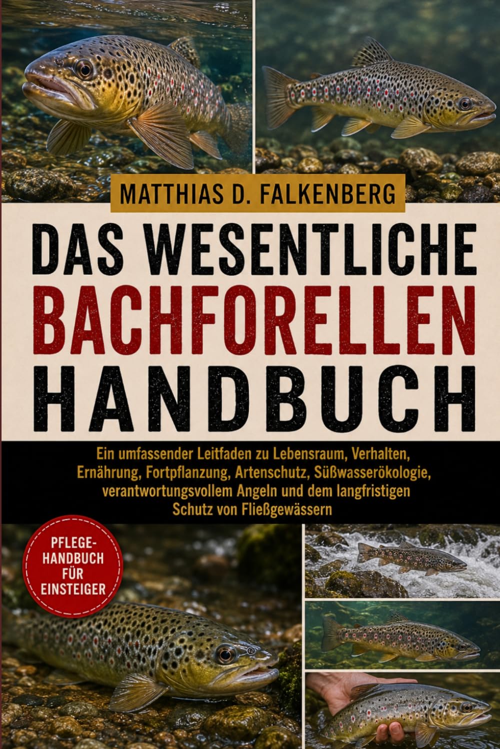 DAS WESENTLICHE BACHFORELLEN-HANDBUCH: Ein umfassender Leitfaden zu Lebensraum, Verhalten, Ernährung, Fortpflanzung, Artenschutz, Süßwasserökologie, ... dem langfristigen Schutz von Fließgewässern