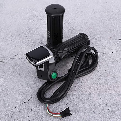 Miniatura 6 de Empuñadura de acelerador de bicicleta eléctrica, bloqueo de acelerador giratorio de bicicleta eléctrica de 4.9 ft, mango de cable del acelerador con