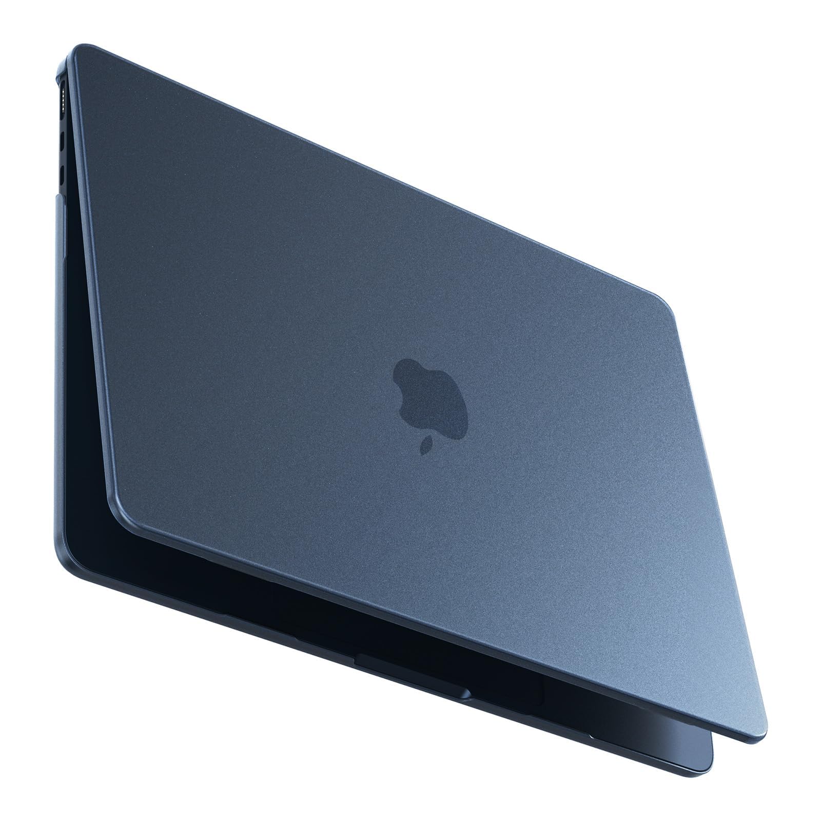 BlueSwan Case for MacBook Air M5 13 inch Cover M4-M2 Match Official Color | Compatible for Mac Air 13.6" 2026-2022 Hard Shell Original Texture Scratch Resistant Laptop Accessories, Matte Midnight Clear
