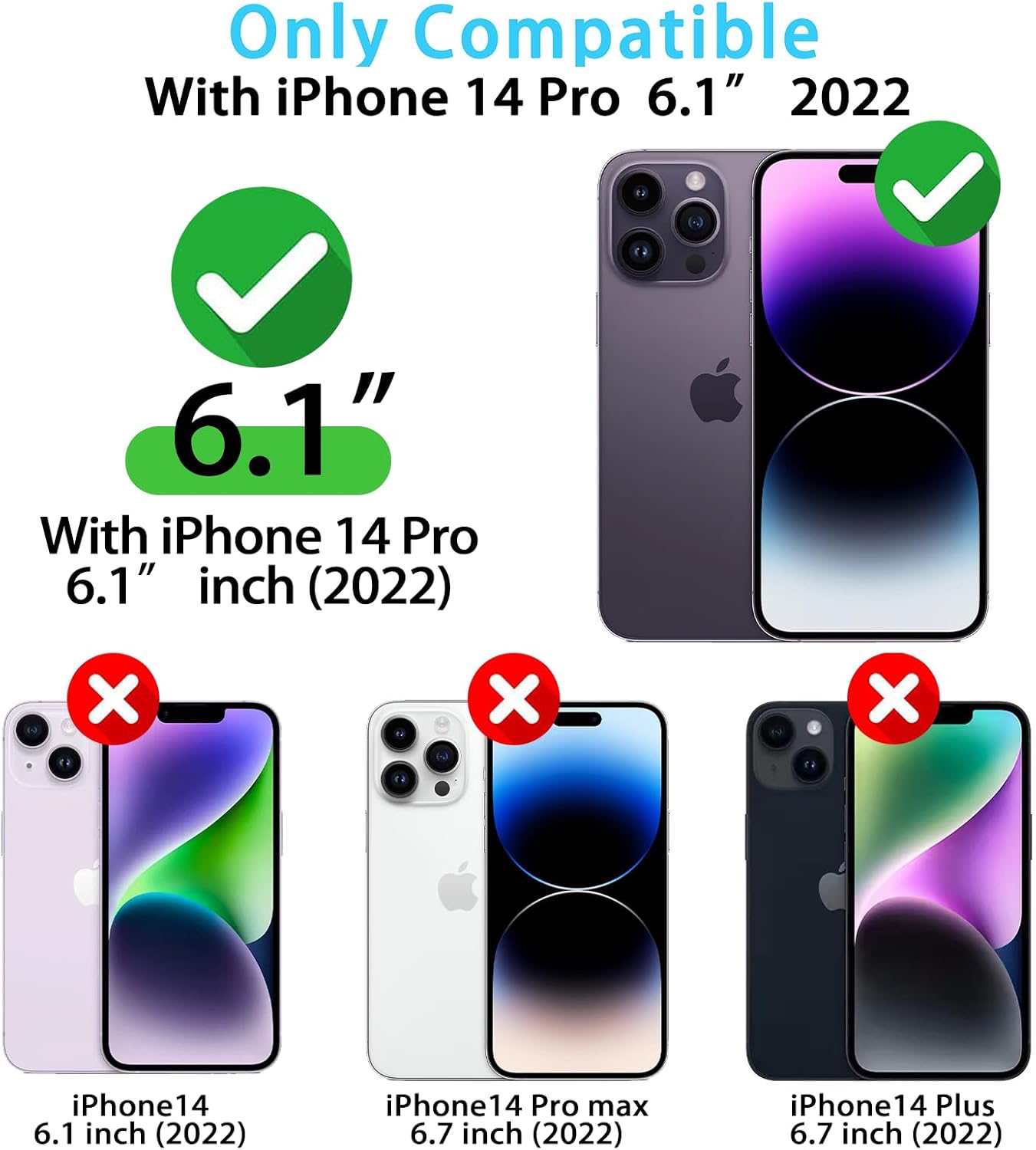 Skyseaco for iPhone 14 Pro Case with Magsafe Cute Striped Phone Case, Shockproof Slim Soft TPU and Hard PC Double Layer Protective Cover for Women, Brown iPhone 14 Pro Brown