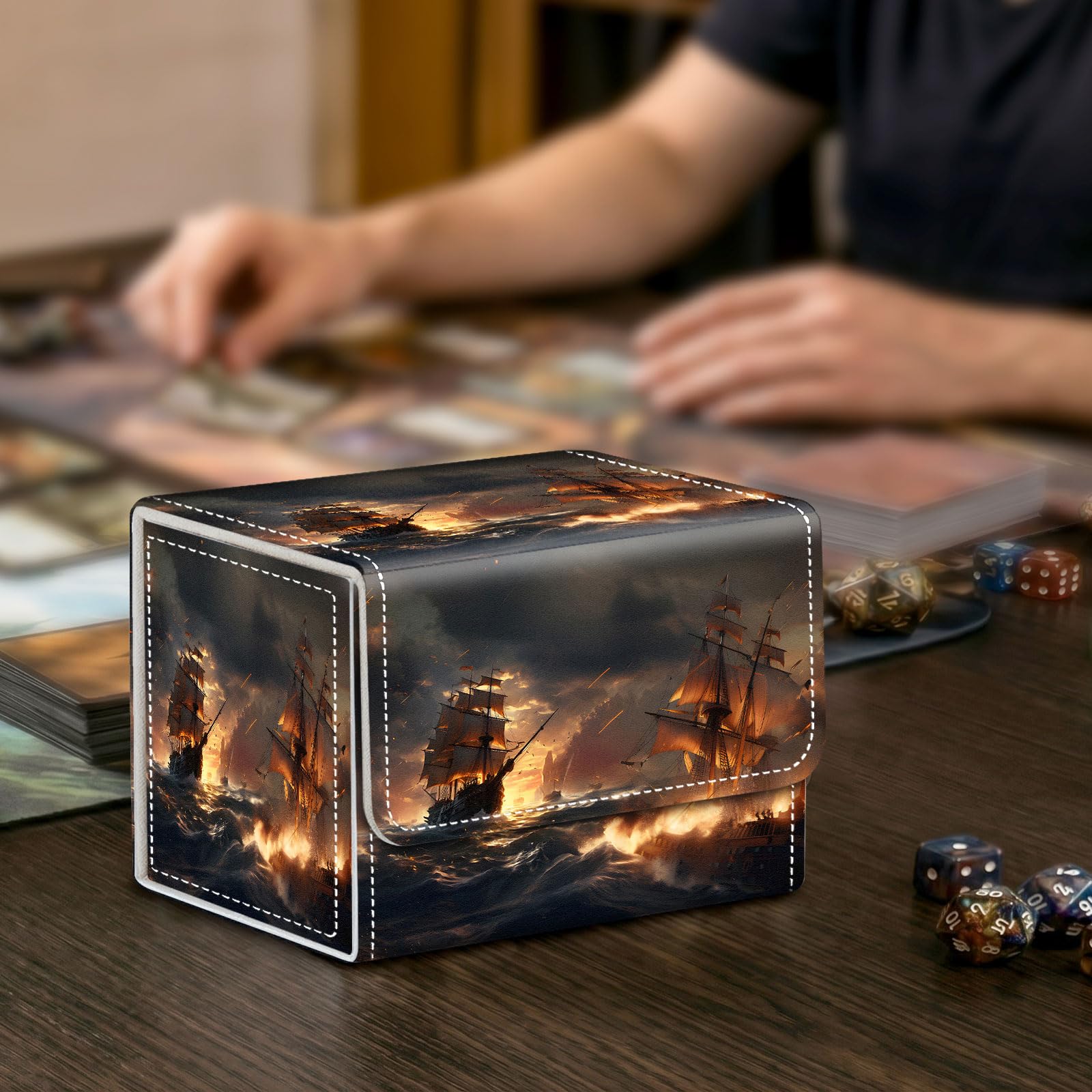 Amazon.com: CAPAUNVDA Card Deck Box for MTG Trading Cards with