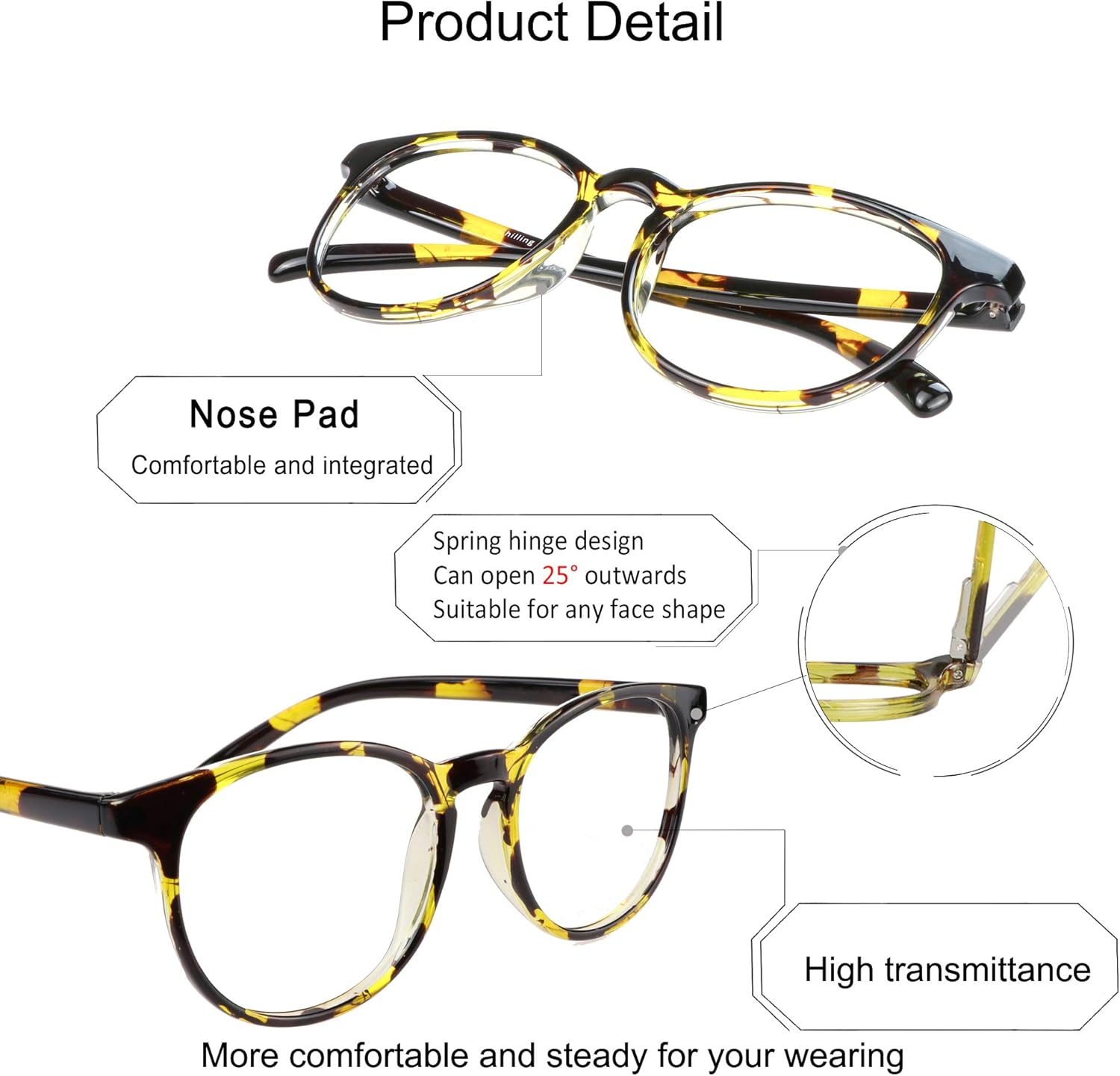 Exсluѕіvе Dіѕсоunt 90% Prісе Blue Light Blocking Glasses, Spring Hinge Photochromic Brown Sunglasses, Anti Eyestrain, Computer Reading Glasses, Gaming Glasses, TV Glasses for Women Men, Anti Glare